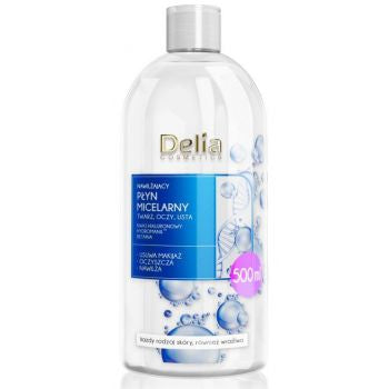 Eau micellaire hydratante à l'acide hyaluronique, 500ml