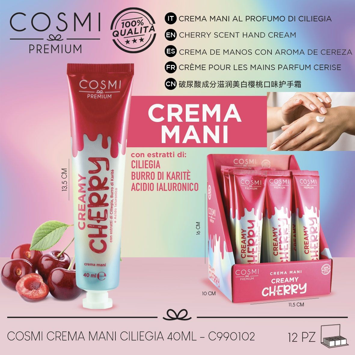 Crème main cosmi creamy cherry