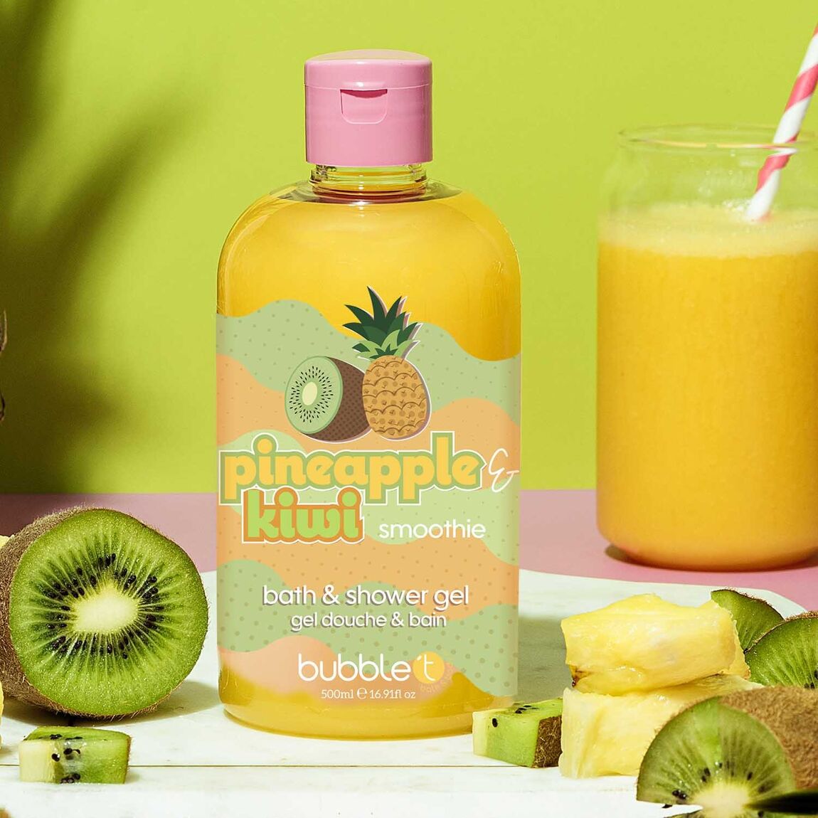 Gel douche pineapple kiwi smothie de bible t