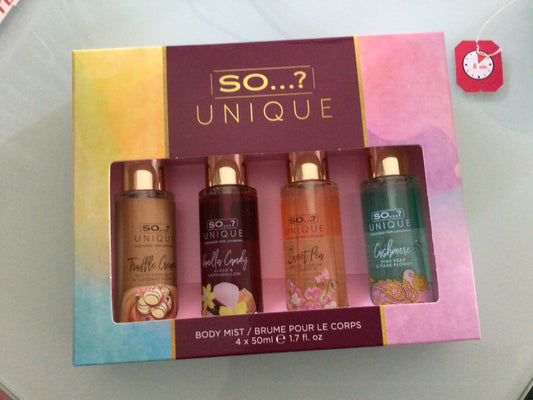 Brume So Unique, 50 ml ( Coffret de 4)