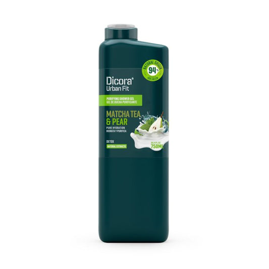 Gel Douche Purifiant Détoxication Thé Matcha & Poire _ Dicora Urban Fit